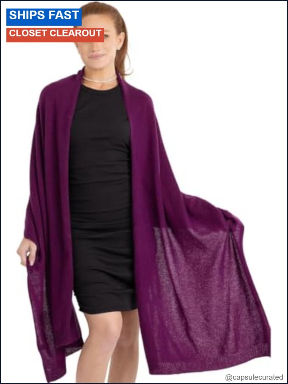 100% Cashmere Wrap Scarf Knitted Shawl Fringe Stole Women Travel Gift